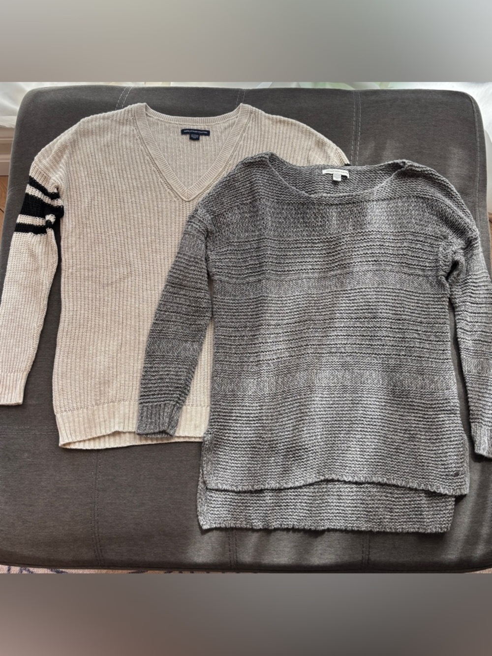 Lot of 2 American Eagle Pullover Knit Sweaters | XS & Small
